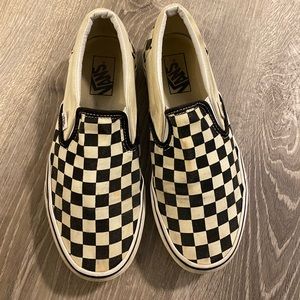 VANS CHECKERBOARD SLIP-ON